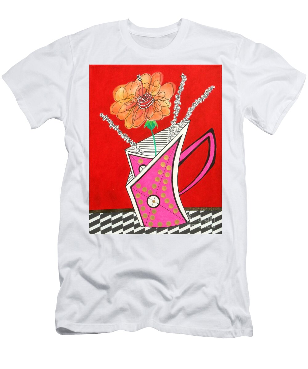 Wacky Pink Pot Jayne Somogy T-Shirt