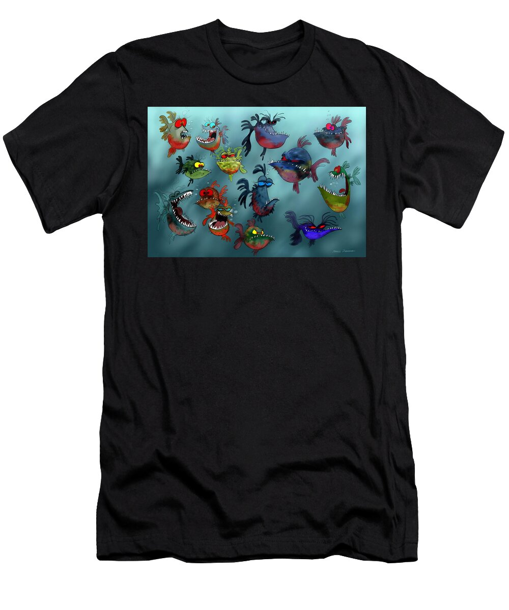 Wacky Piranhas Marco Piersma T-Shirt