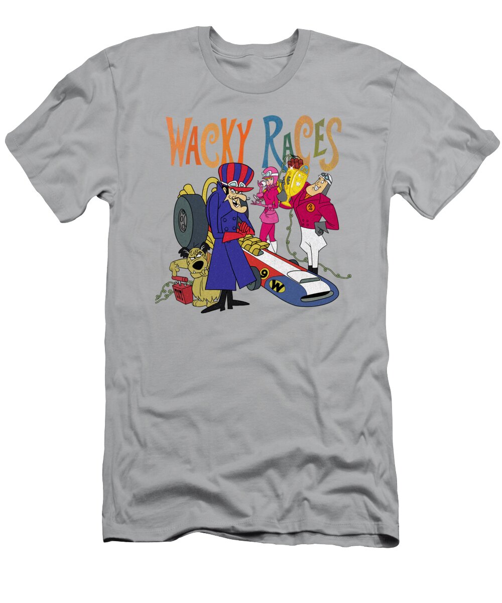 Wacky Races 70s Cartoon Main Characters Number 2 Glen Evans T-Shirt