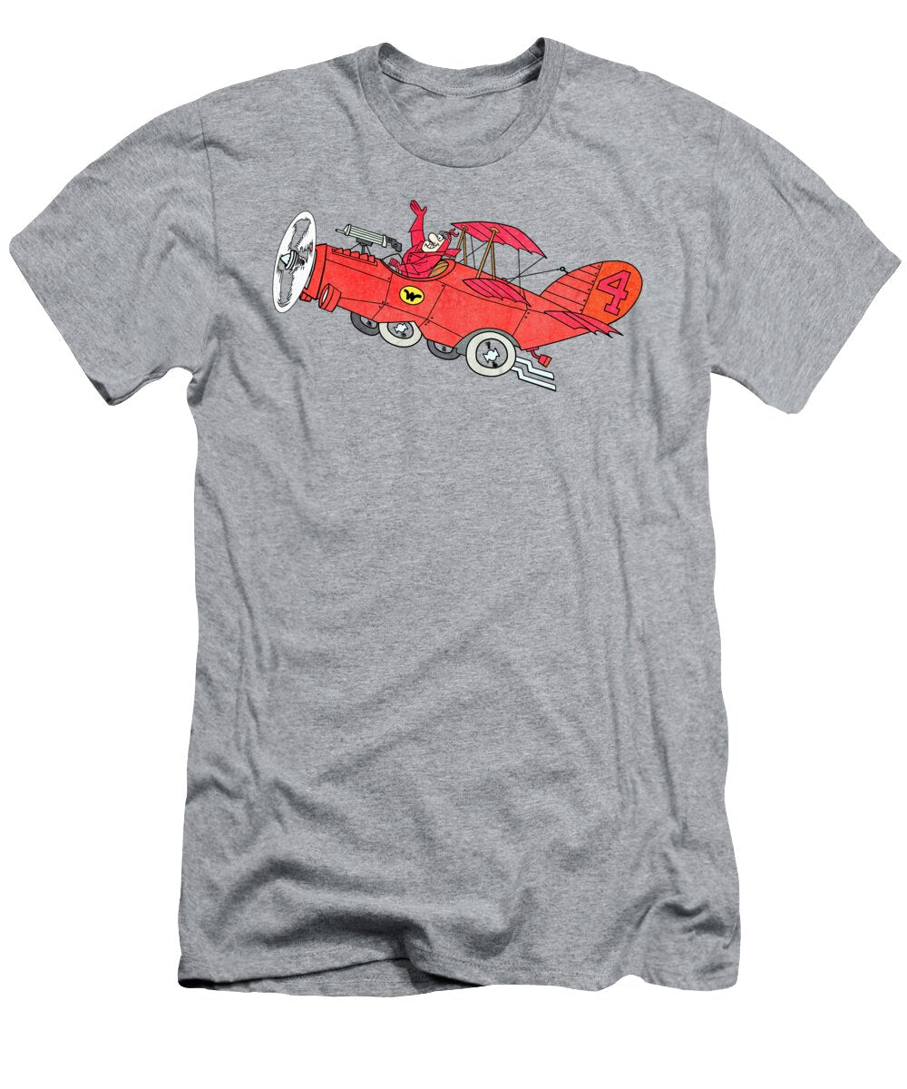 Wacky Races Red Max and His Crimson Haybaler Glen Evans T-Shirt
