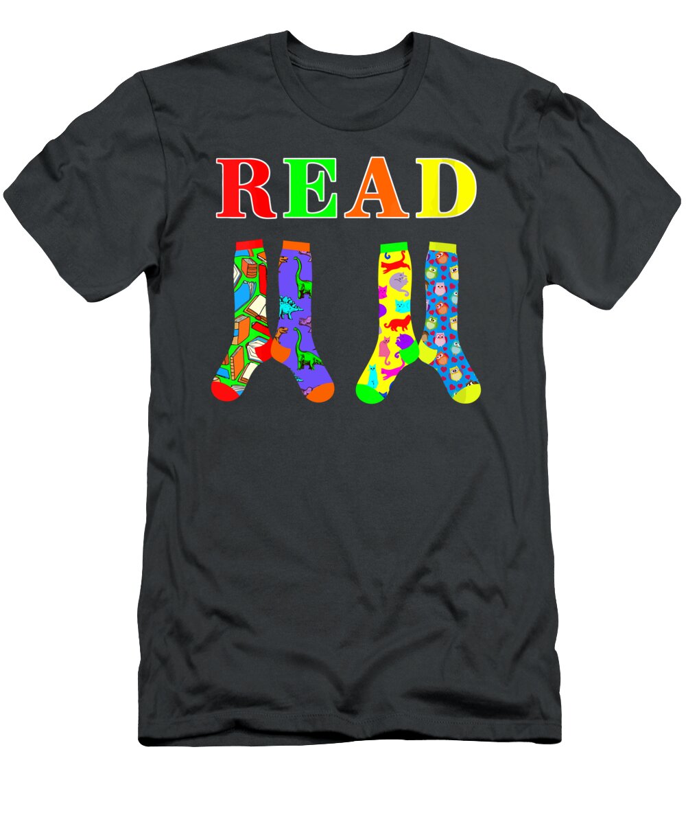 Wacky Socks for Wacky Sock Day Read Tayloy Iyla T-Shirt