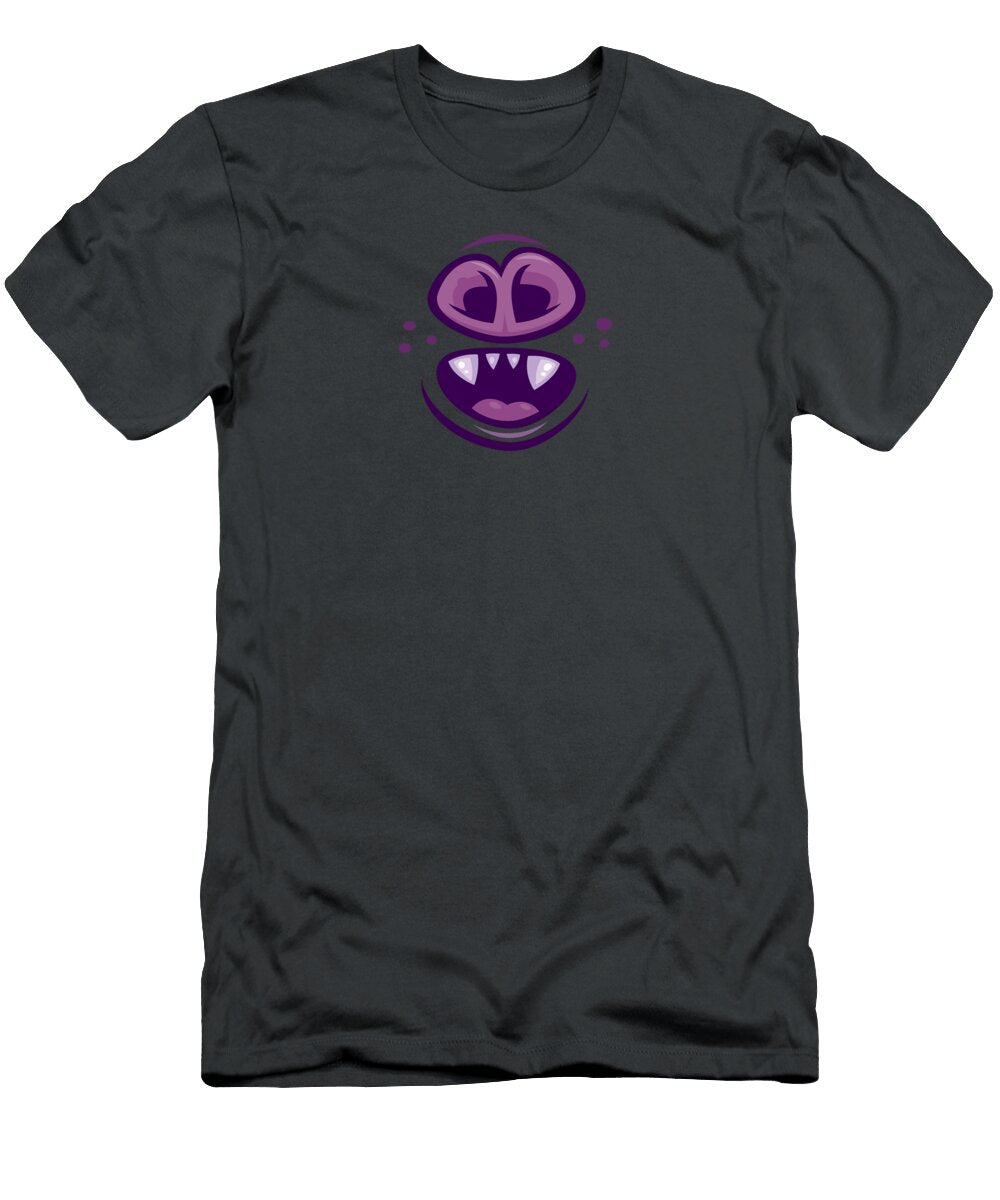 Wacky Vampire Bat Mouth and Nose John Schwegel T-Shirt