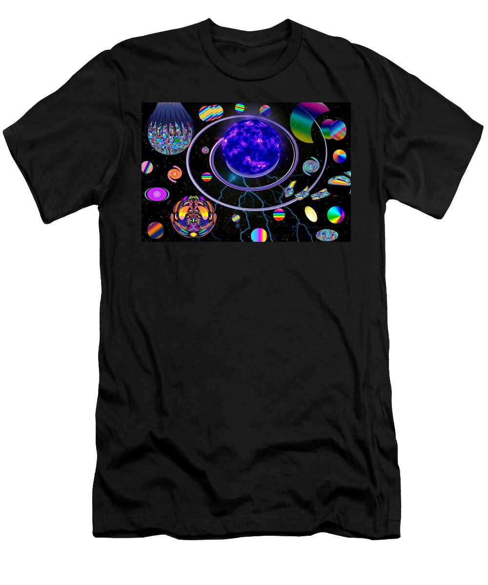 Wacky World of Ron Abstract Ronald Mills T-Shirt