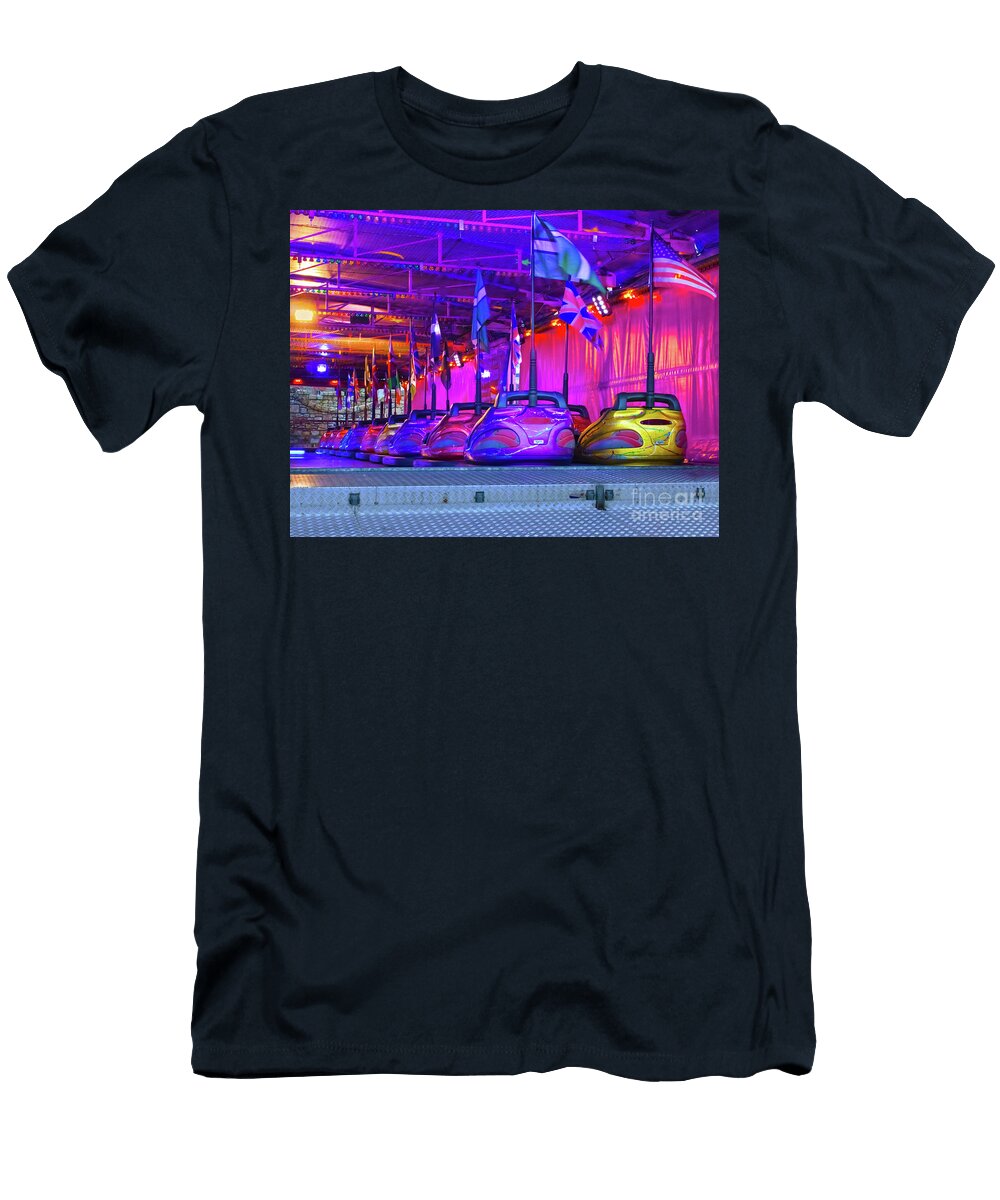 Waiting Dodgems Terri Waters T-Shirt