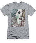 Wake Summer Maple Leaves Tattoo Woman Portrait Marco Paludet T-Shirt
