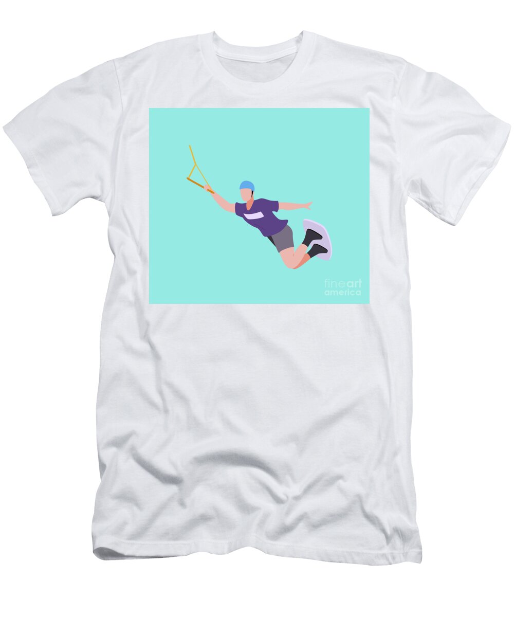 Wakeboarding Sport Water Protective Clothing Noirty Designs T-Shirt