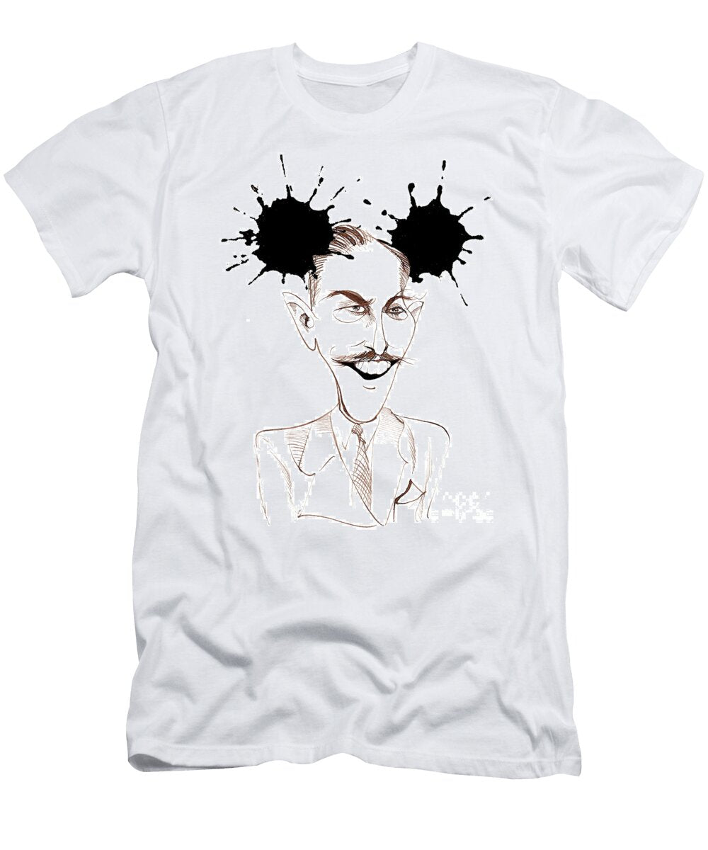 Walt Disney American Film Producer Business Magnate Cartoonist and Animator Caricatured with Mickey Mouse Neale Osborne T-Shirt