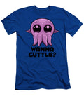 Wanna Cuttle Cute Cartoon Cuttlefish John Schwegel T-Shirt