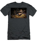 Warrior Queen Guarding Dragon Hoard Titan Lore Co T-Shirt