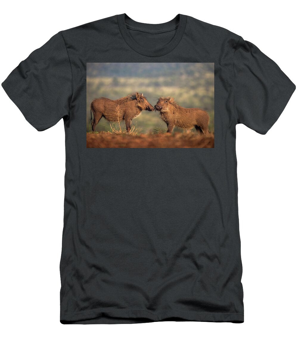 Warthogs Zimanga Private Game Reserve Kwazulu Natal South Ann Steve Toon Natureplcom T-Shirt