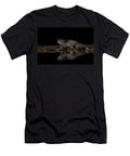 Water Mongoose At Night By Waterhole Zimanga Private Game Ann Steve Toon Natureplcom T-Shirt