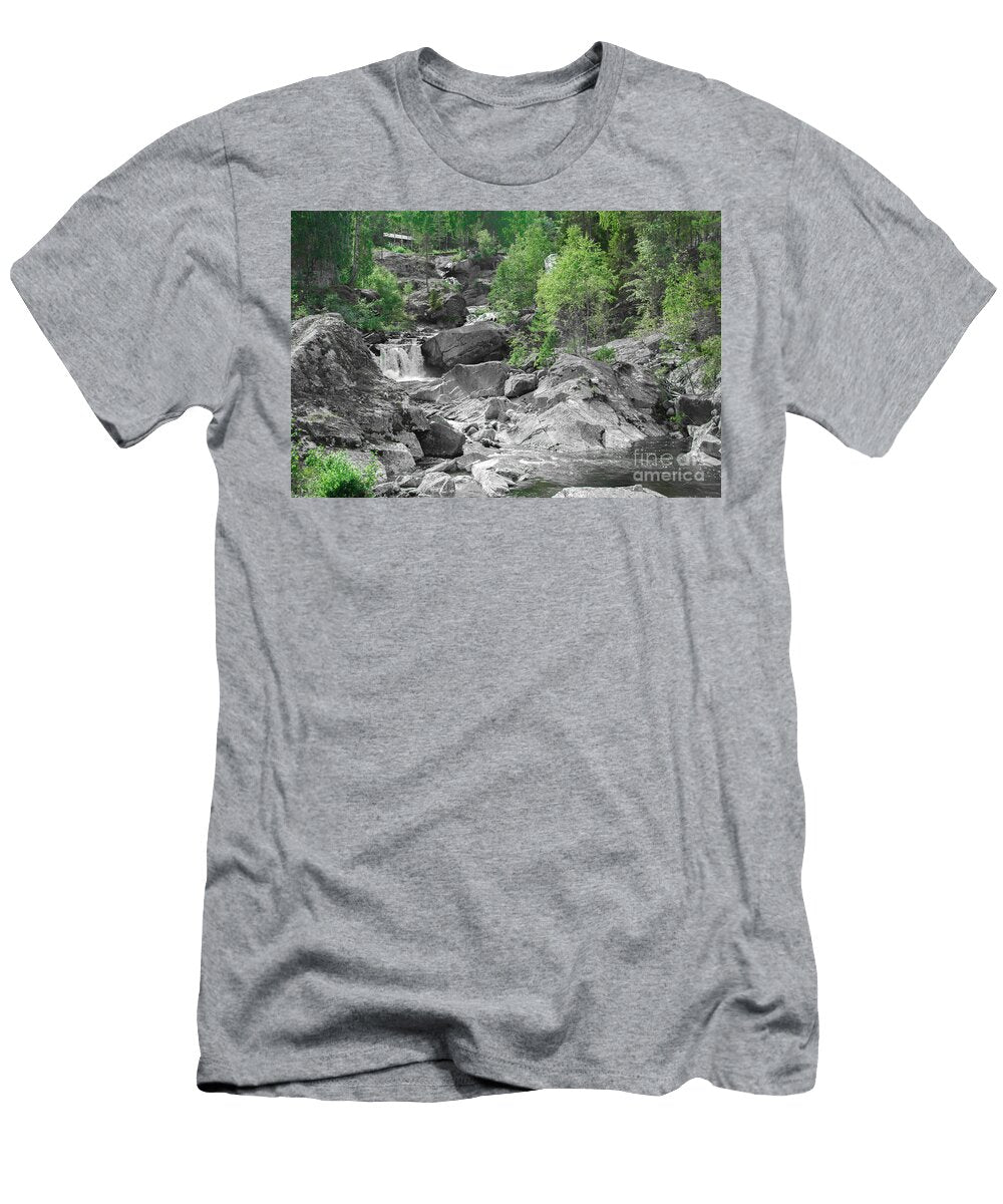 Water Stream with Rocks Amanda Mohler T-Shirt