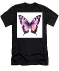 Watercolor Painting of a Purple and Pink Butterfly Maverick Junk T-Shirt