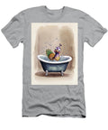 Watercolor Peacock Animal Bathtub Adrien Efren T-Shirt