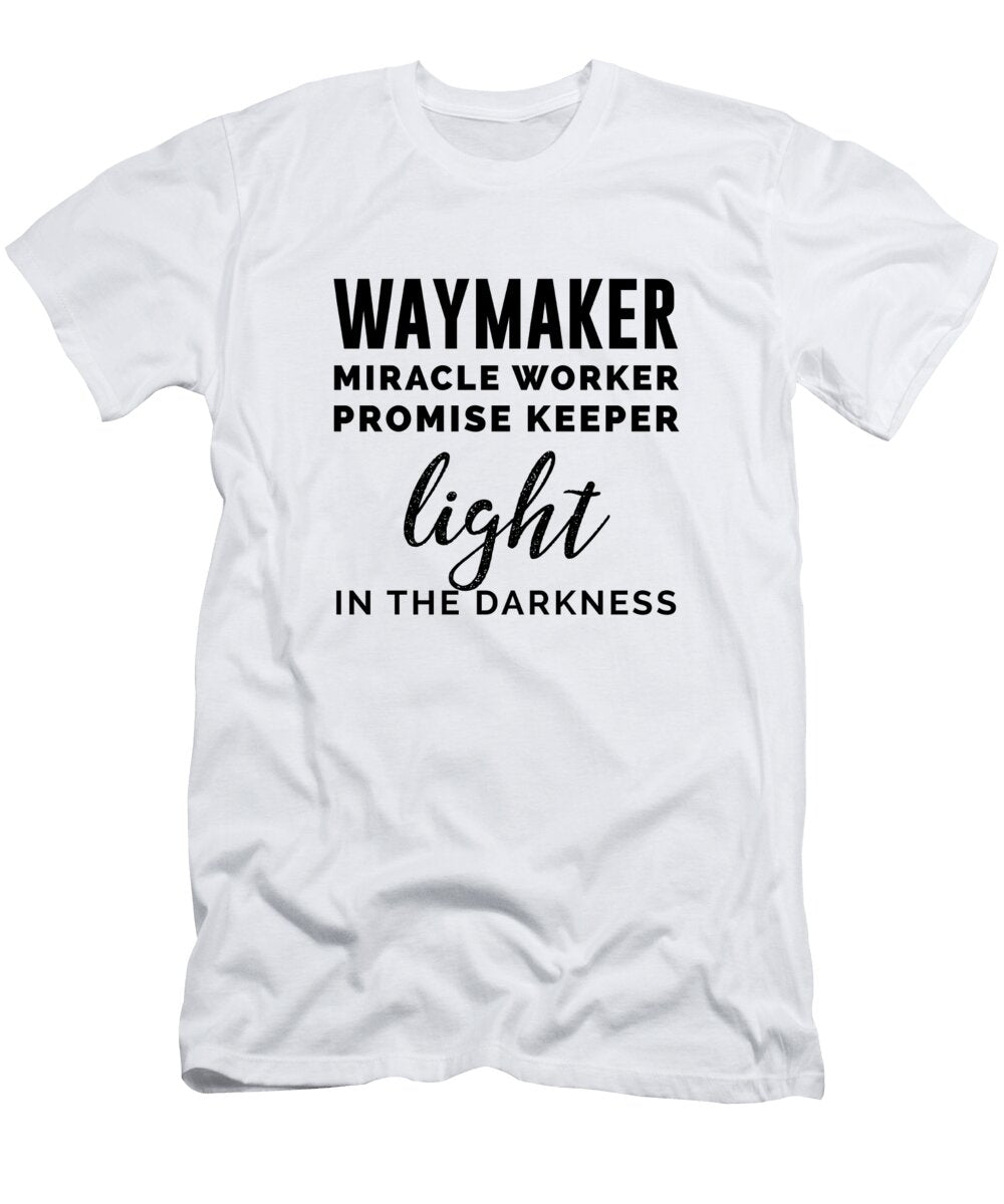 Waymaker Bible Verses Christian Faith Based Inspirational Spiritual Religious Studio Grafiikka T-Shirt