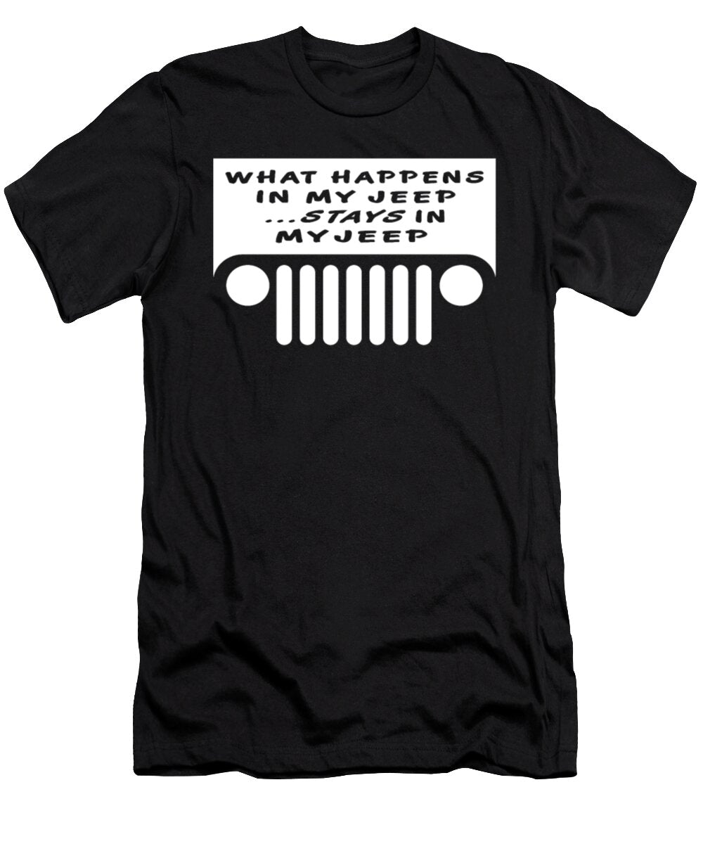 What Happens in My Jeep Stays in My Jeep Tinh Tran Le Thanh T-Shirt