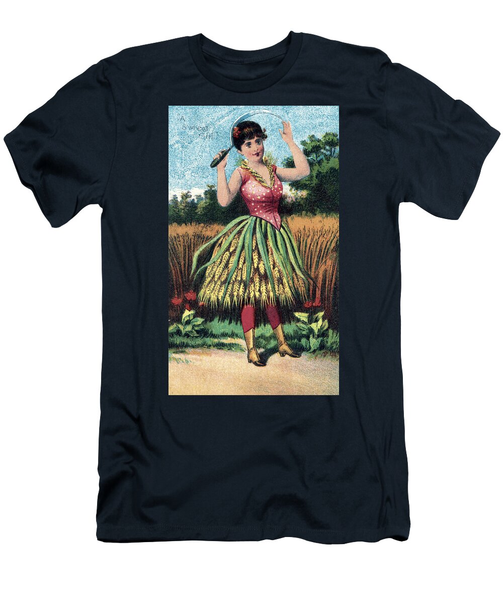 Wheat Bufford Vegetable Card 1887 Science Source T-Shirt