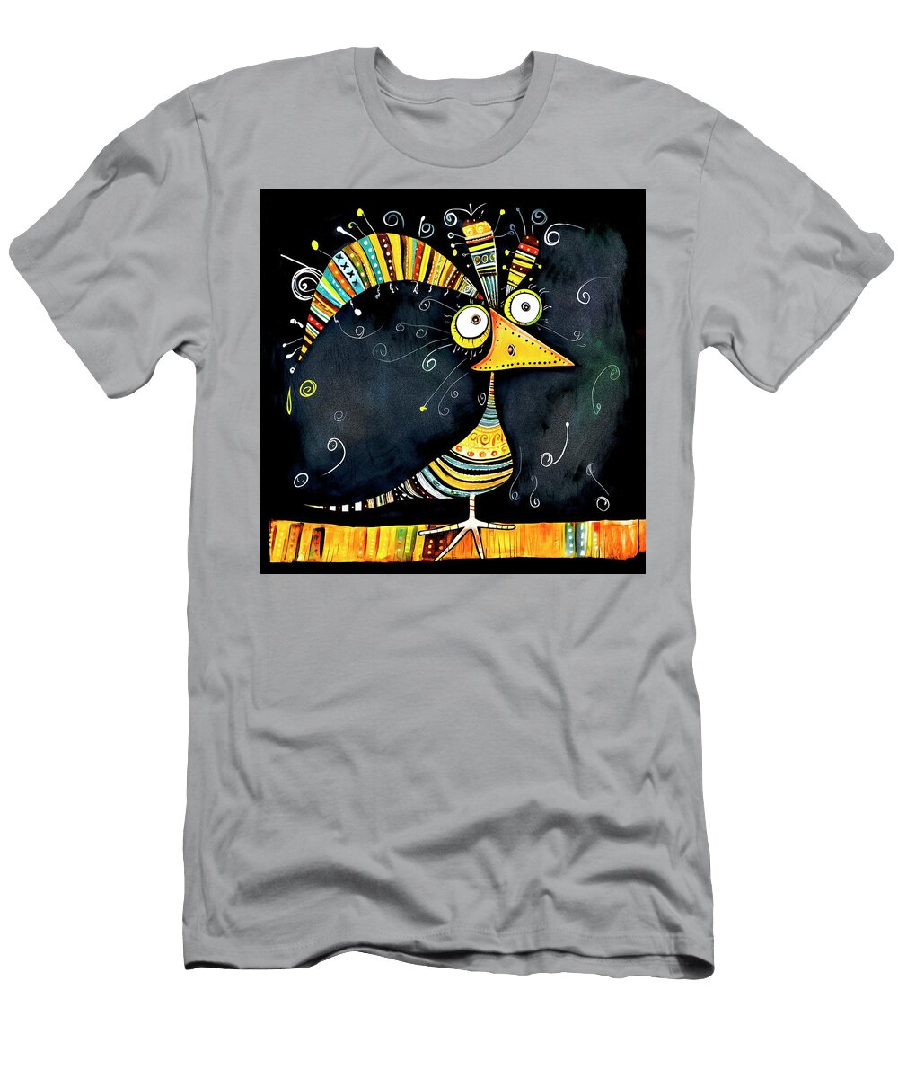 Whimsical Bird 121 Glen Allison T-Shirt
