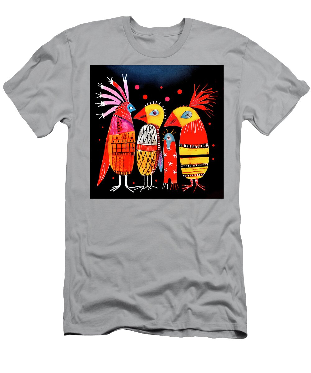 Whimsical Birds 102 Glen Allison T-Shirt