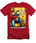 Whimsical Cat with a Martini Kc Jones T-Shirt