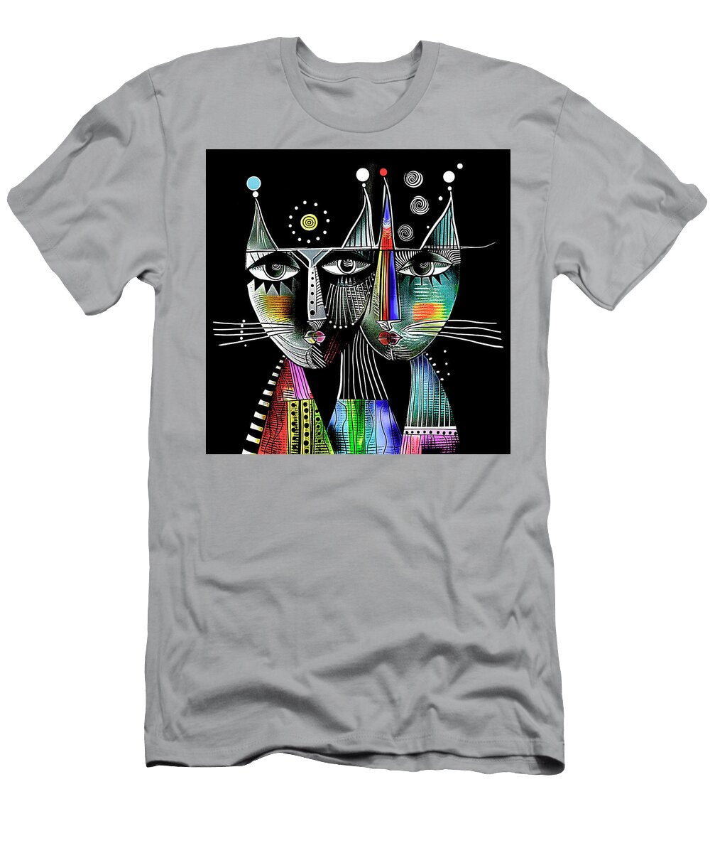 Whimsical Cats 173 Glen Allison T-Shirt