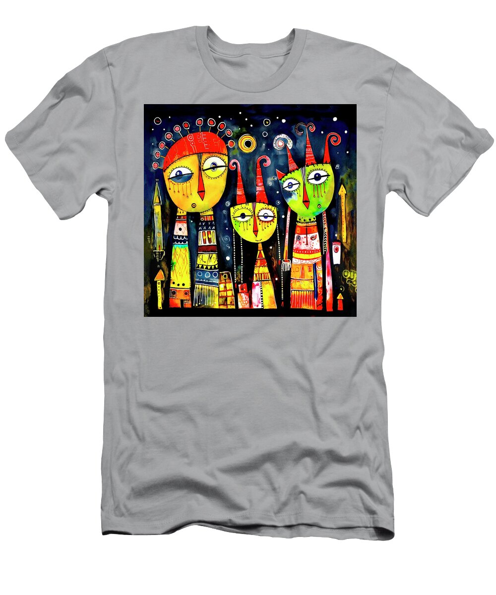 Whimsical Characters 088 Glen Allison T-Shirt