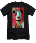 Whimsical Dog with Blue Bird Kc Jones T-Shirt
