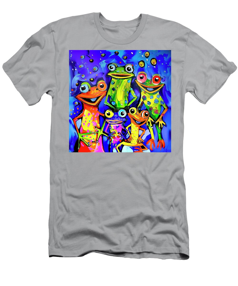 Whimsical Frogs 148 Glen Allison T-Shirt
