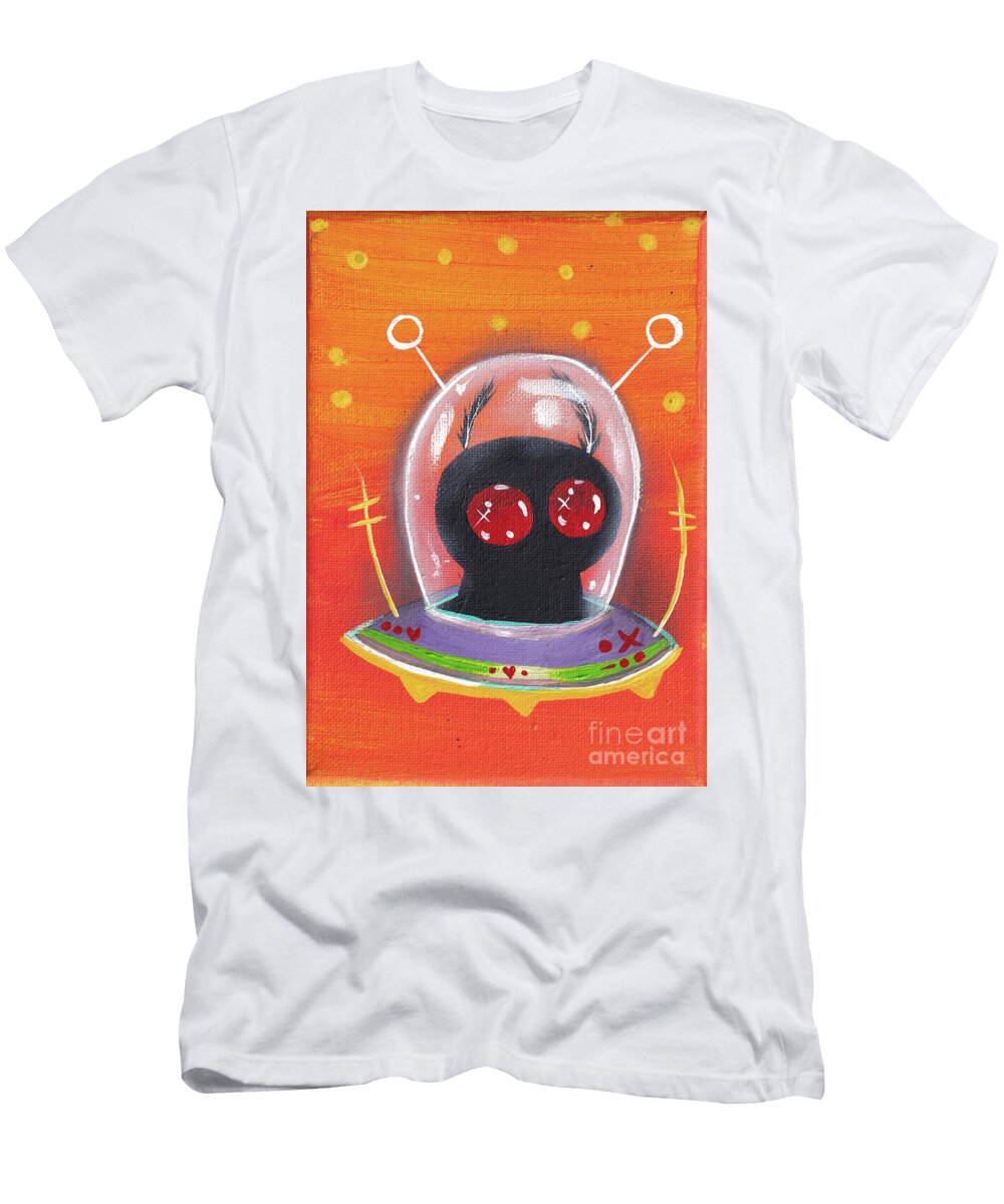 Whimsical Mothman Alien Abril Andrade T-Shirt