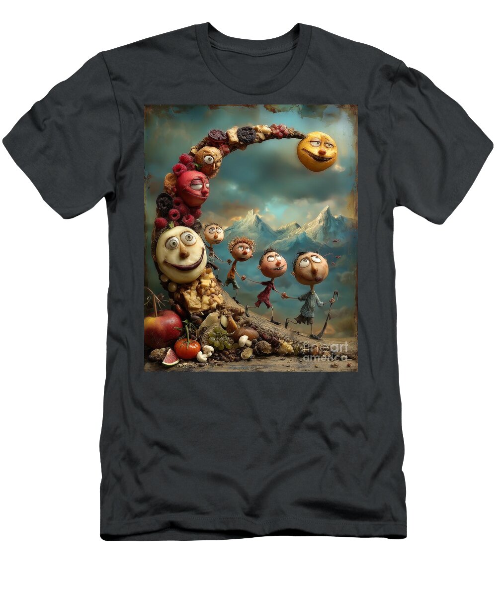 Whimsical Mountain Adventure Kc Jones T-Shirt