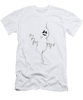 Whimsical White Ghost with Playful Look Print on Demand T-Shirt