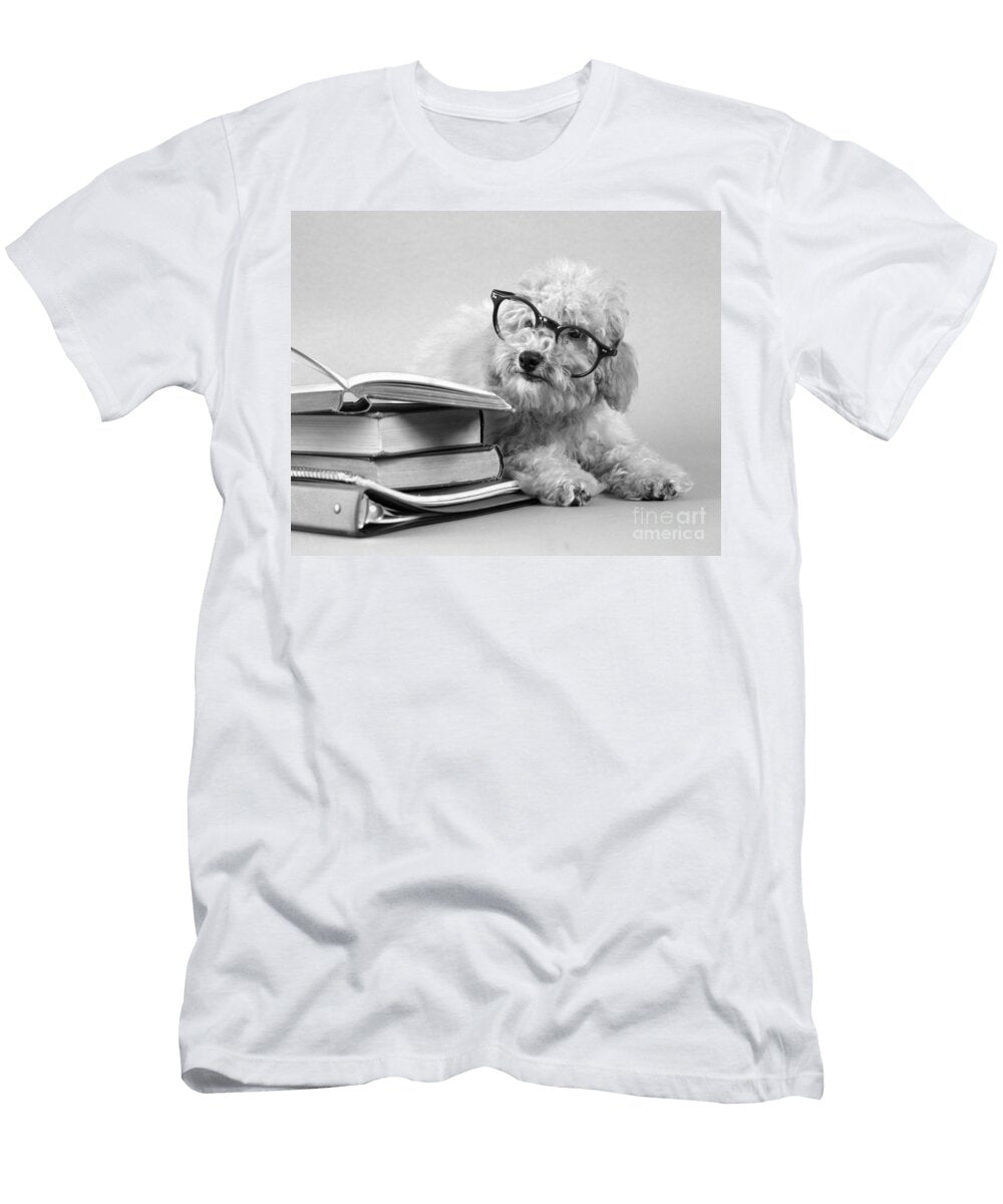 White Dog in Black Eyeglasses C1950s H Armstrong Robertsclassicstock T-Shirt