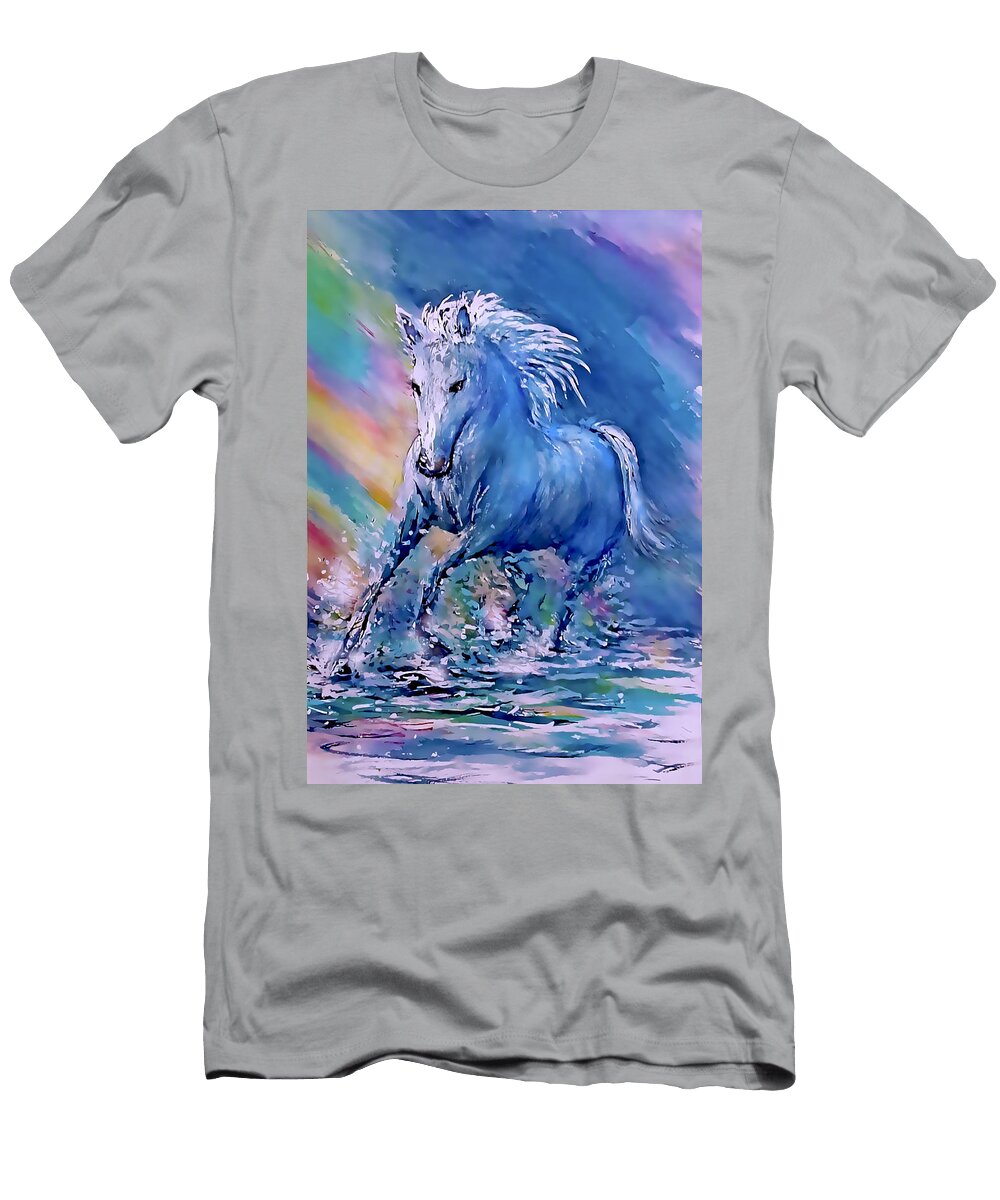 White Horse Toon Walter Luby T-Shirt