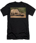 White Rhino with Long Horn Imfolozi Game Reserve Ann Steve Toon Natureplcom T-Shirt