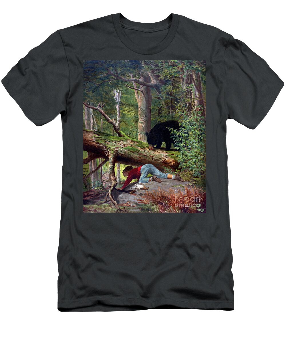 Whos Hunting Who 1872 Science Source T-Shirt