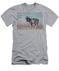 Wild Goat on Stubble Field Cheviot Hills Northumberland Ann Steve Toon Natureplcom T-Shirt