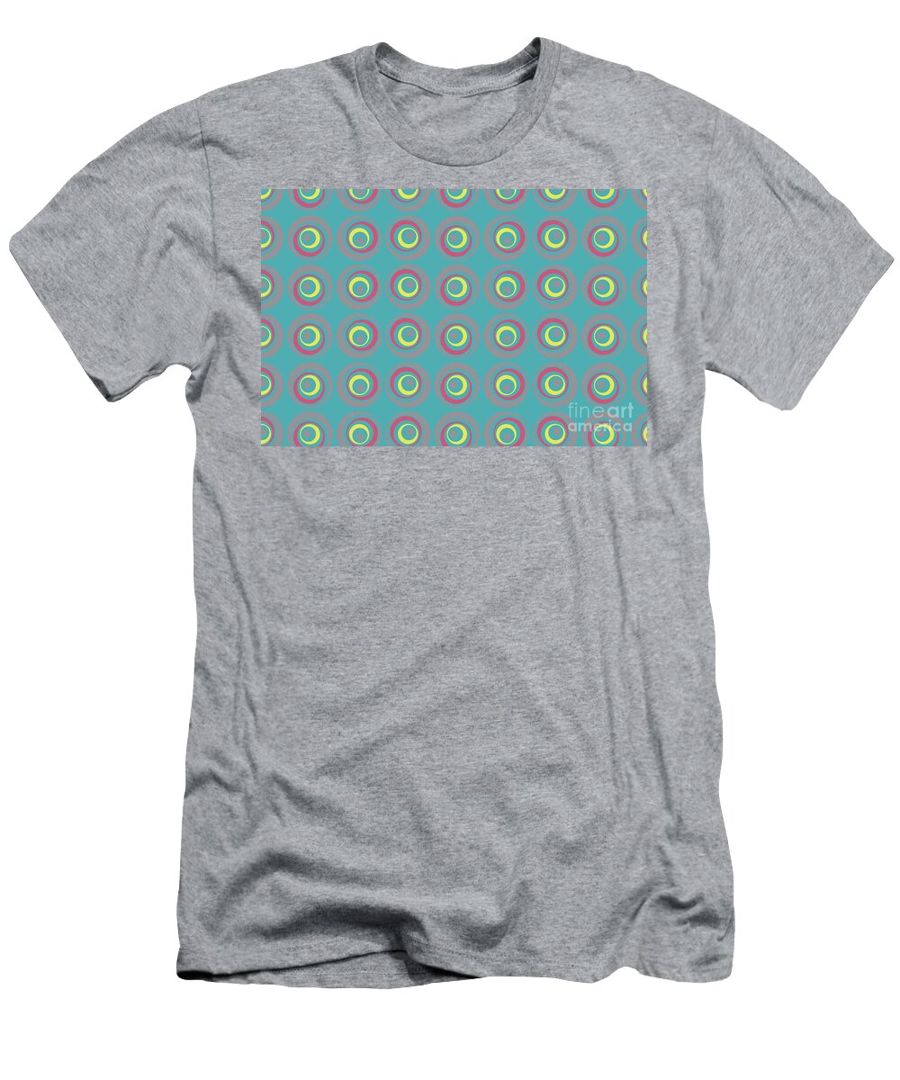 Wobbly Geometric Wacky Circle Dot Pattern V2 2021 Petite Patterns T-Shirt