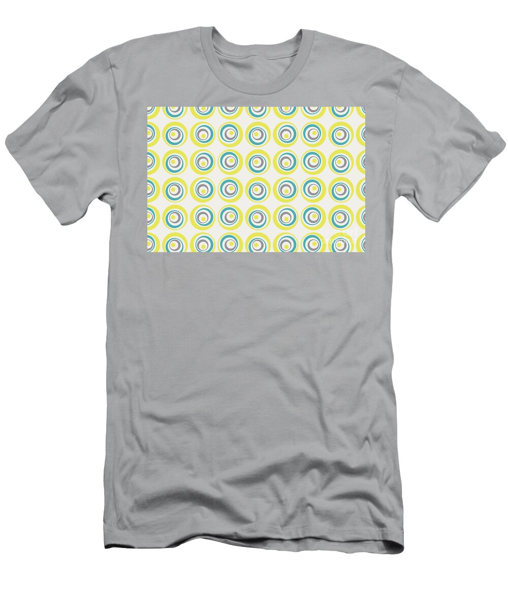 Wobbly Geometric Wacky Circle Dot Pattern V4 2021 Petite Patterns T-Shirt