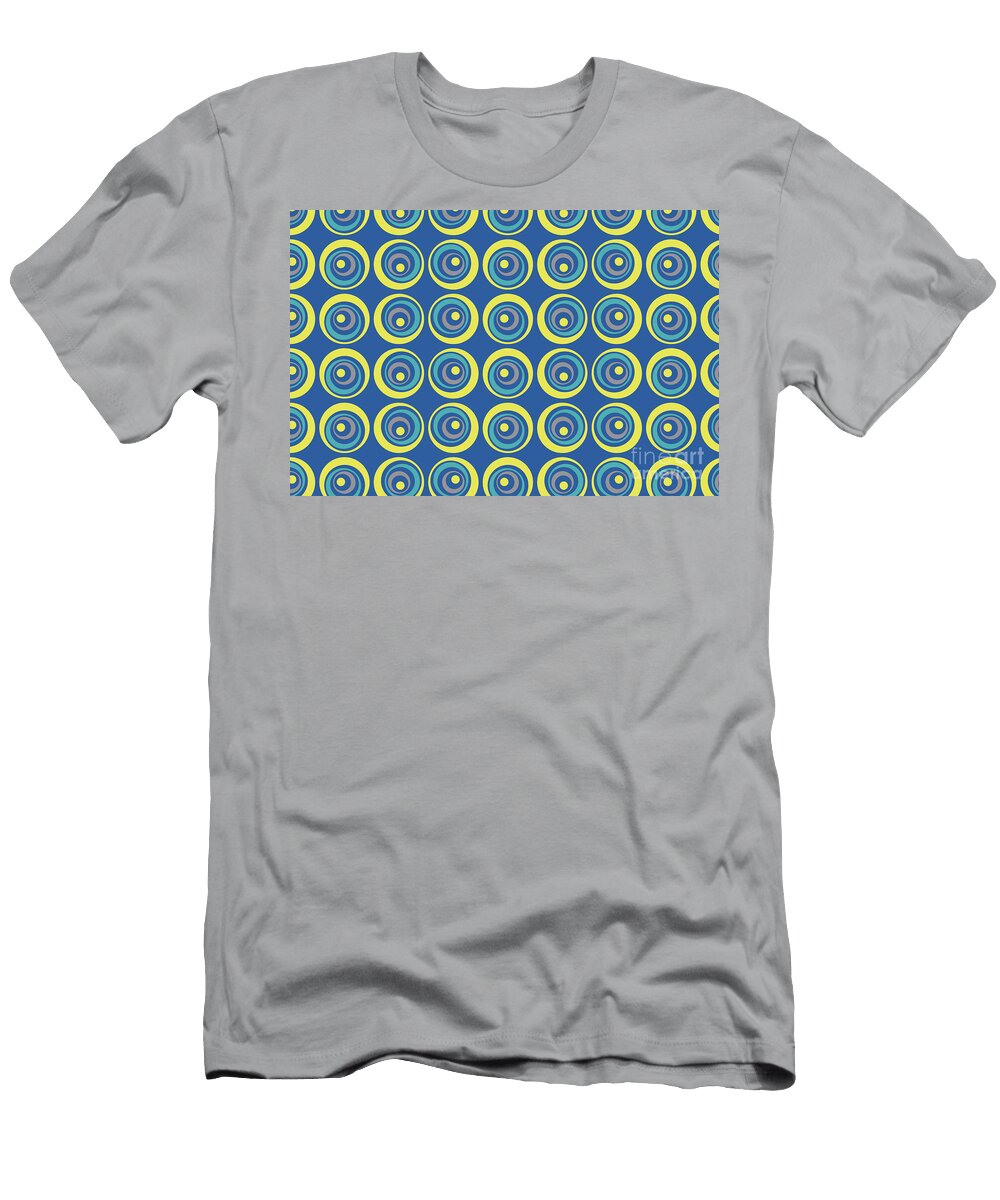 Wobbly Geometric Wacky Circle Dot Pattern V6 2021 Petite Patterns T-Shirt