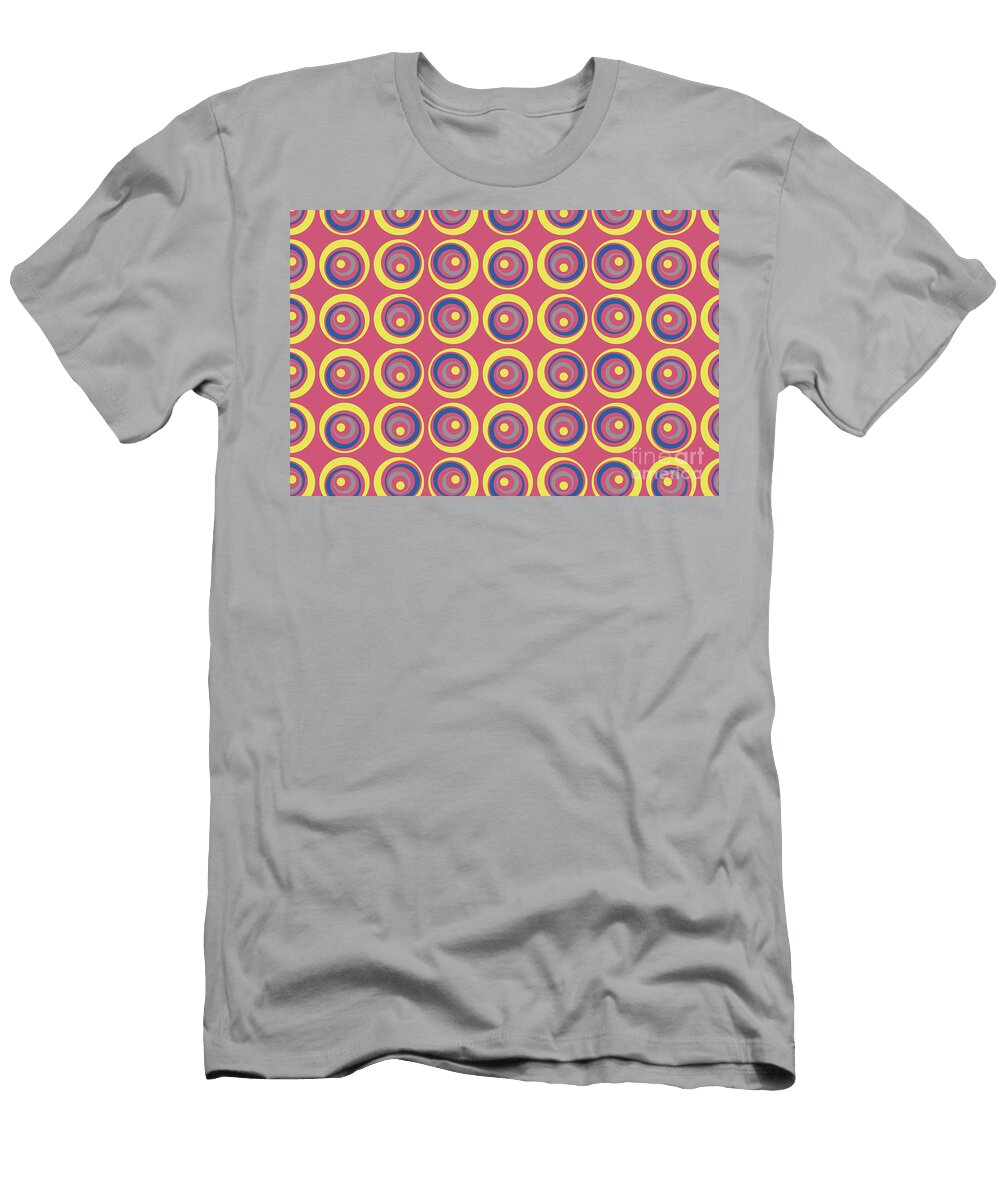 Wobbly Geometric Wacky Circle Dot Pattern V7 2021 Petite Patterns T-Shirt