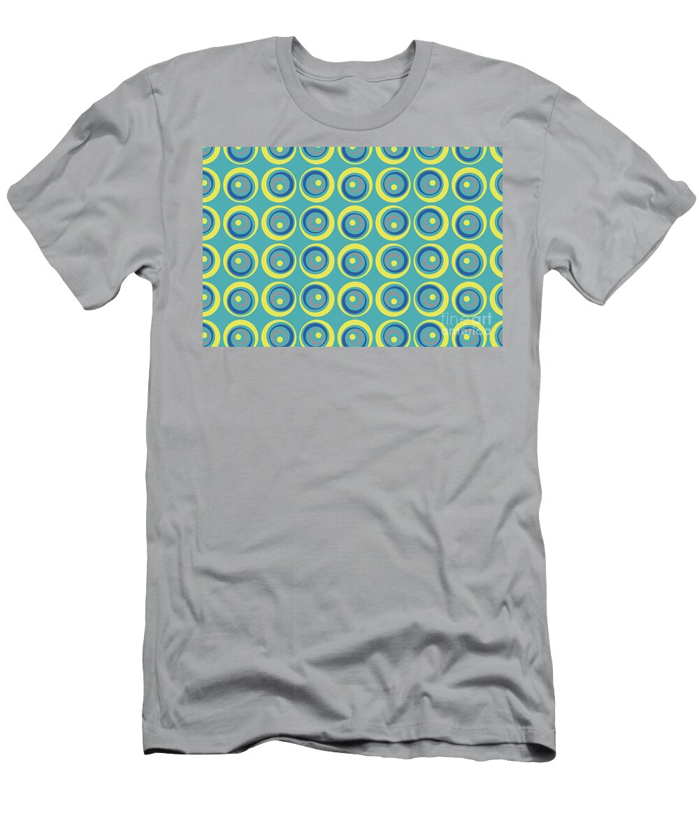 Wobbly Geometric Wacky Circle Dot Pattern V8 2021 Petite Patterns T-Shirt
