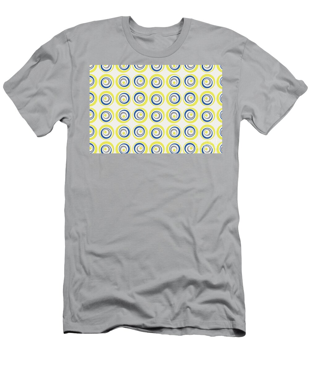 Wobbly Geometric Wacky Circle Dot Pattern V9 2021 Petite Patterns T-Shirt
