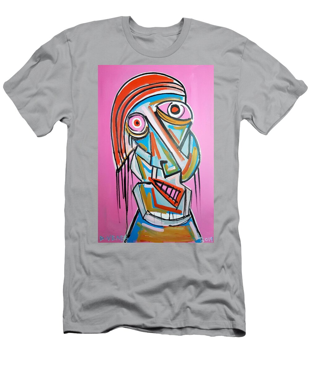 Woman in Fear Daniel Venes T-Shirt