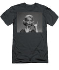 Woman Pointing Upwards with Lips Debrockeclassicstock T-Shirt