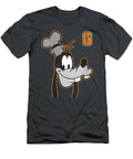 Womens Disney Goofy Orange Outline Meao James T-Shirt