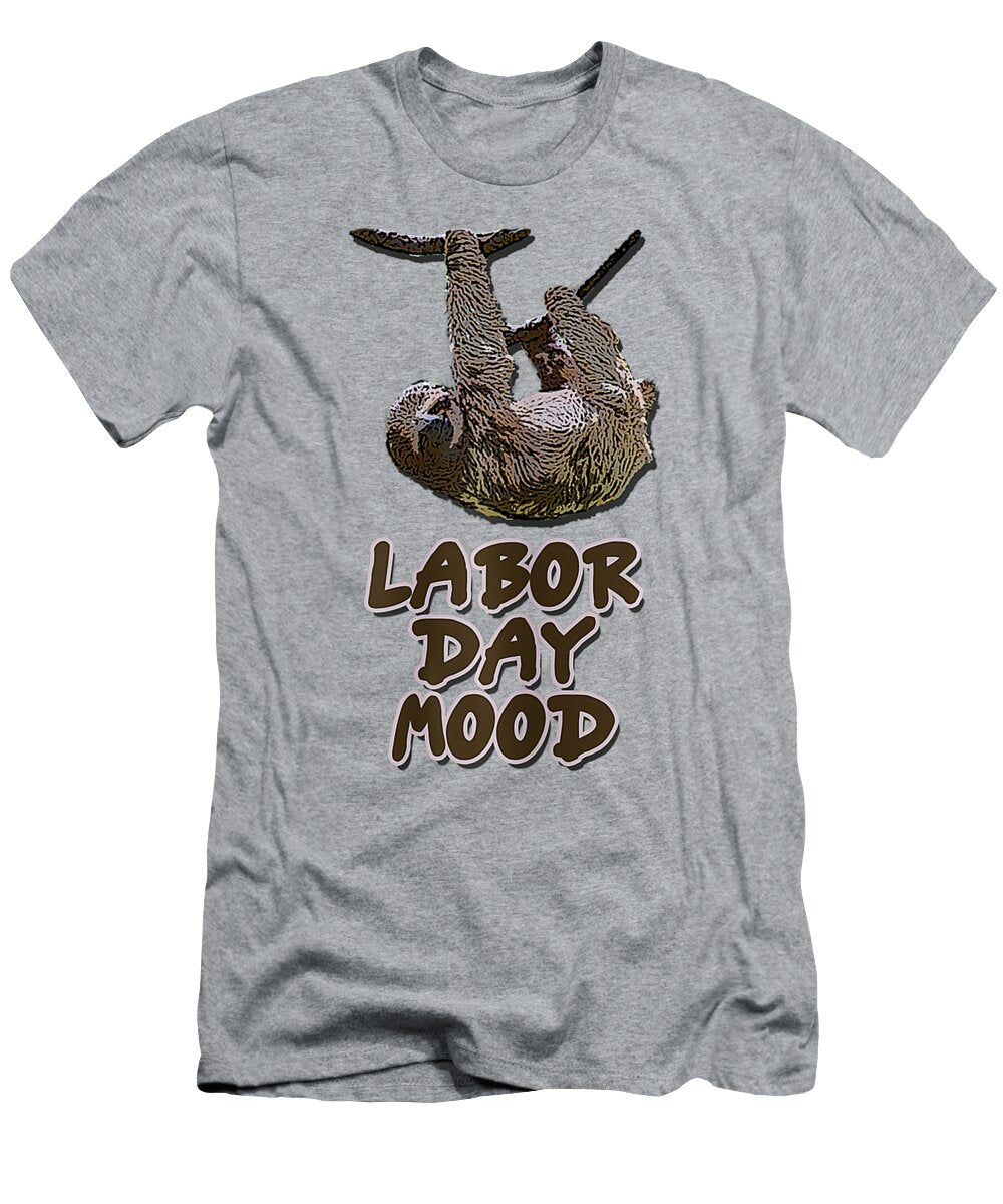 Womens Funny Labor Day Sloth T Lazy Slow Rela Handsley Nguyen T-Shirt
