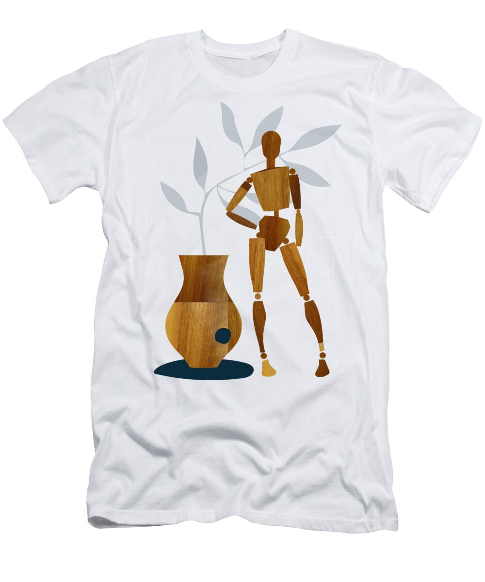 Wooden Art Mannequin Johanna Virtanen T-Shirt