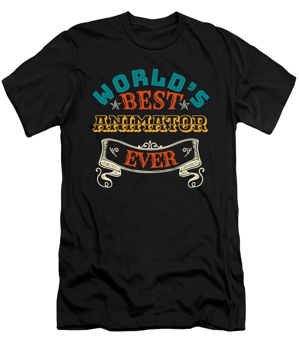Worlds Best Animator Bruno T-Shirt