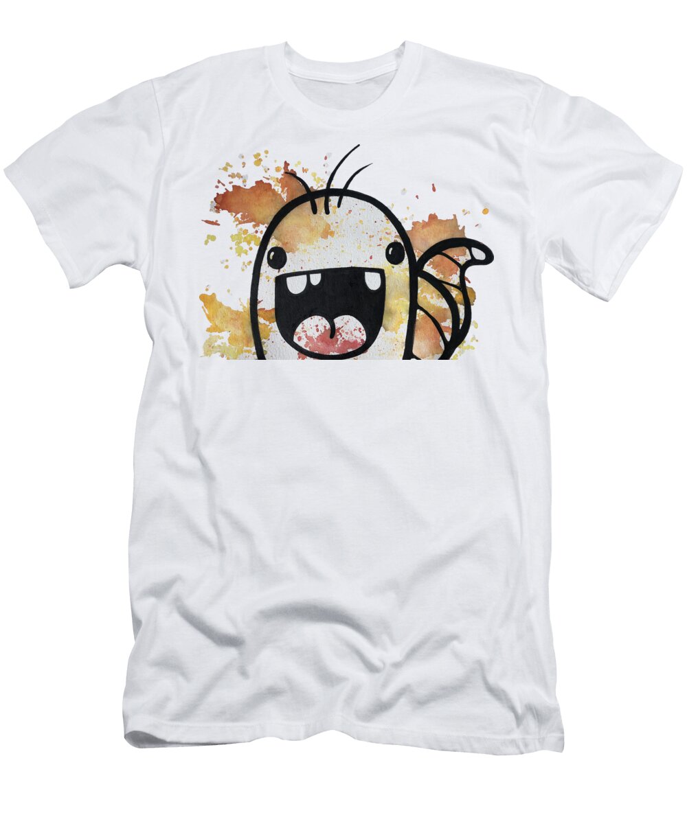 Worm Watercolor Kelly Schoneberg T-Shirt