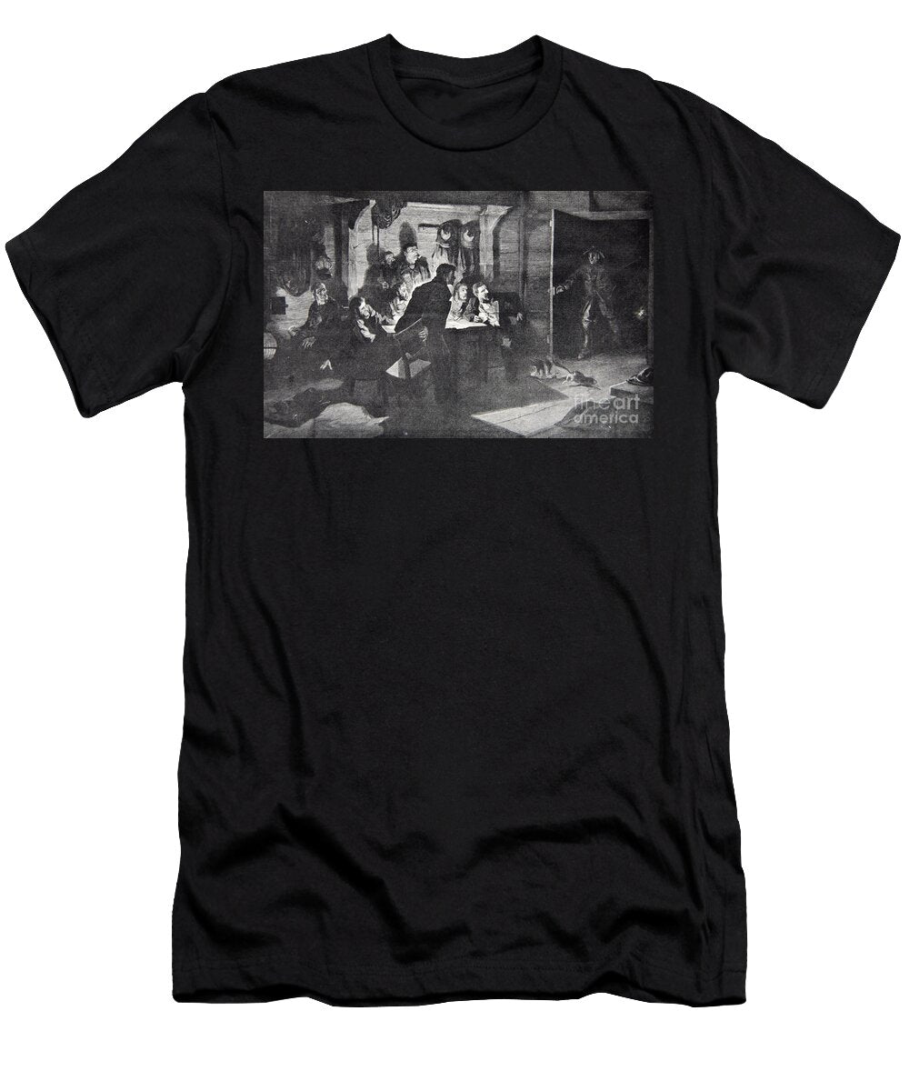Wreck in the Offing an Illustration From Harpers Weekly 1878 Howard Pyle T-Shirt